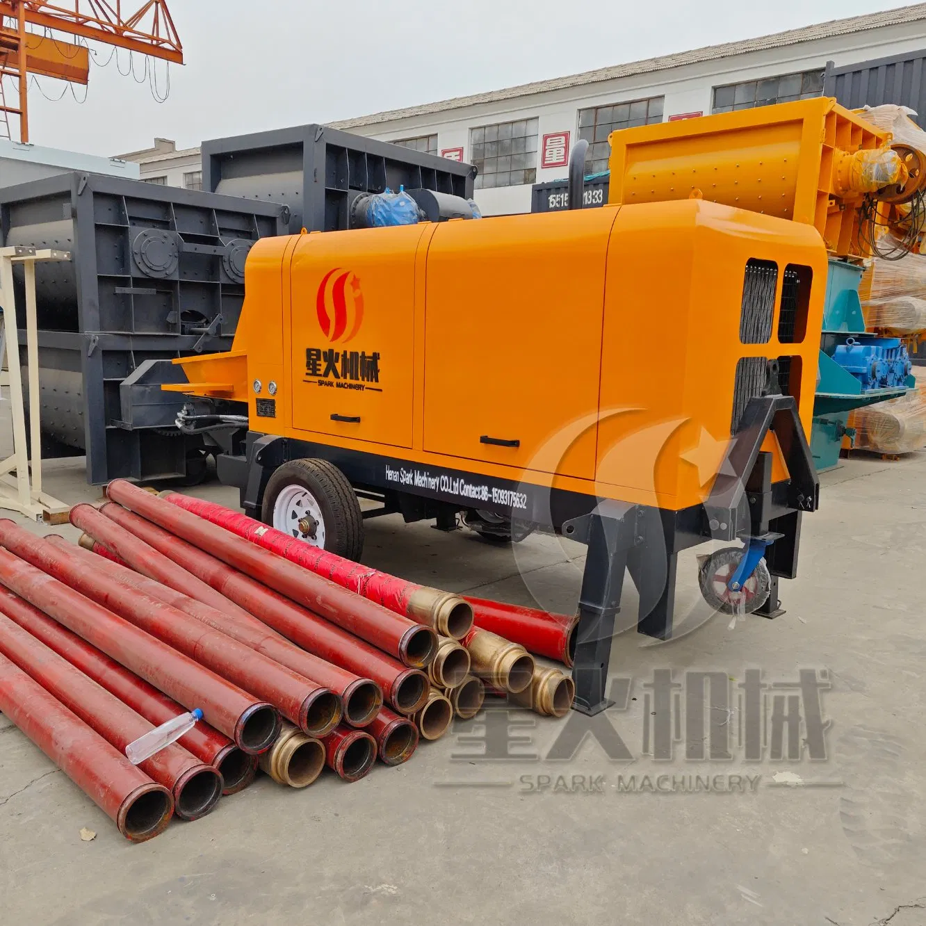 Mobile 22-20 Concrete Pump Excels in Remote Infrastructure Construction Projects