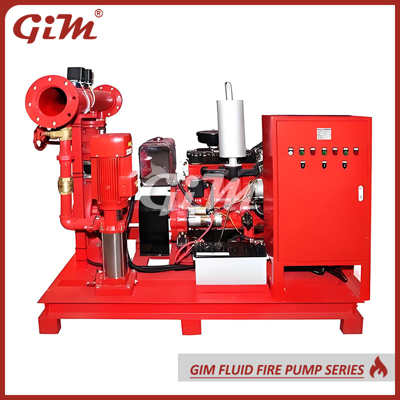 500gpm 8bar Emergency High Pressure Diesel Engine Fire Pump, Fire Fighting Pump