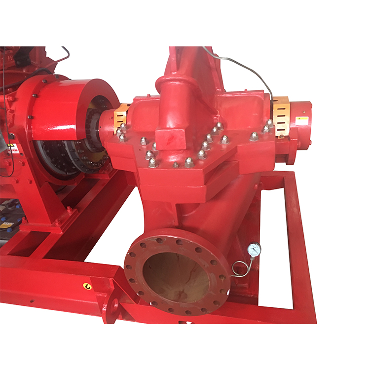 Nfpa 20 Standard 1000m3/H Diesel Split Case Fire Fighting Pump