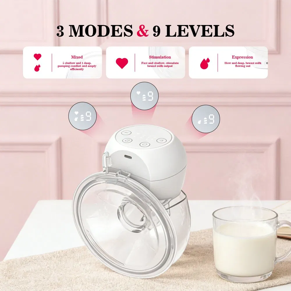 Wholesale Portable Breast Milk Wearable Bilateral Dual Double Baby Electric Breast Pump