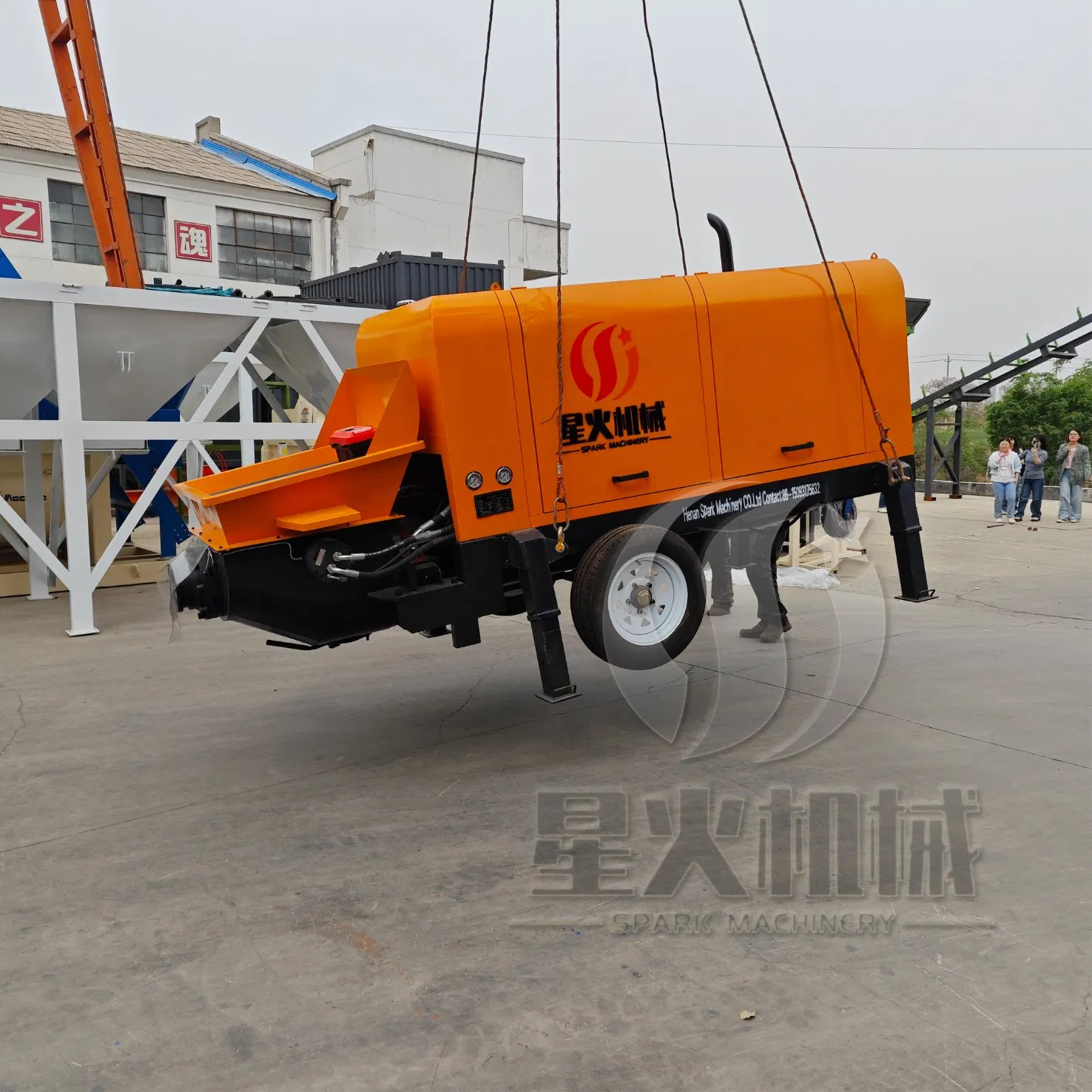 Mobile 22-20 Concrete Pump Excels in Remote Infrastructure Construction Projects