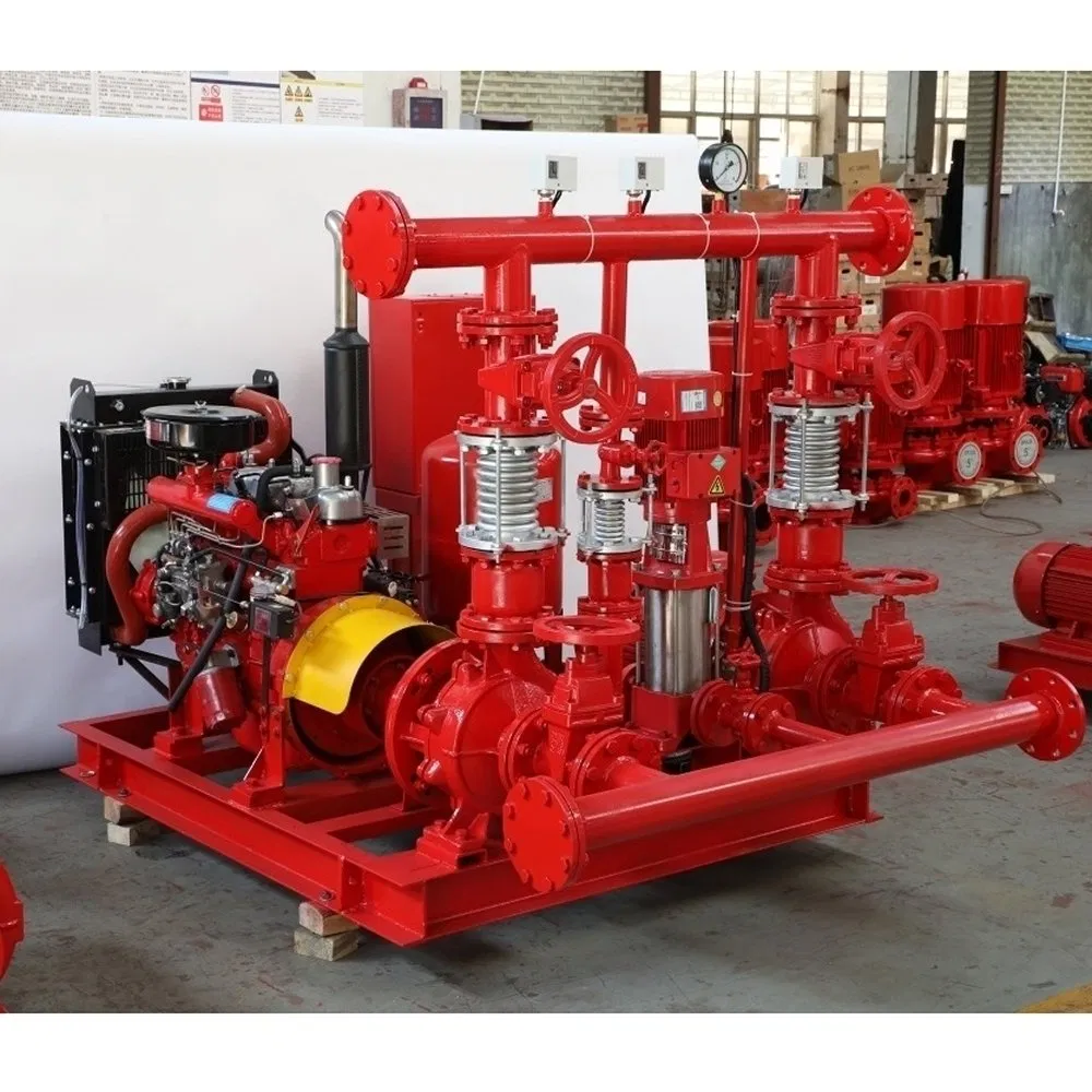 Horizontal Electric Well Submersible Pressure Boosting Pump Centrifugal Diesel Solar Transfer Engine Irrigation Centrifugal Water Pump for Fire Fighting