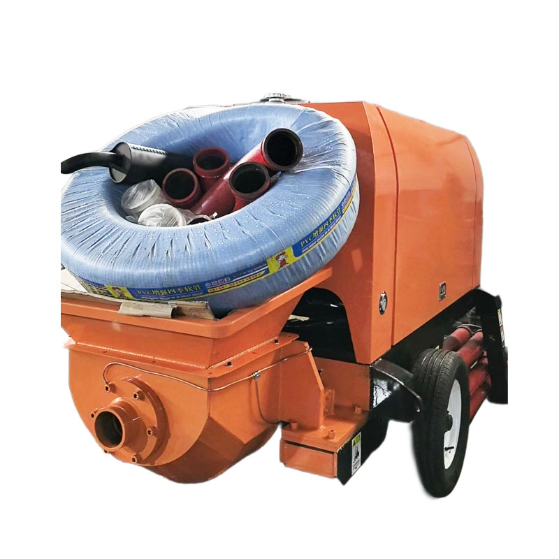 Portable Mobile Diesel Electric Trailer Mounted Mini Concrete Transfer Pump for Construction Projects