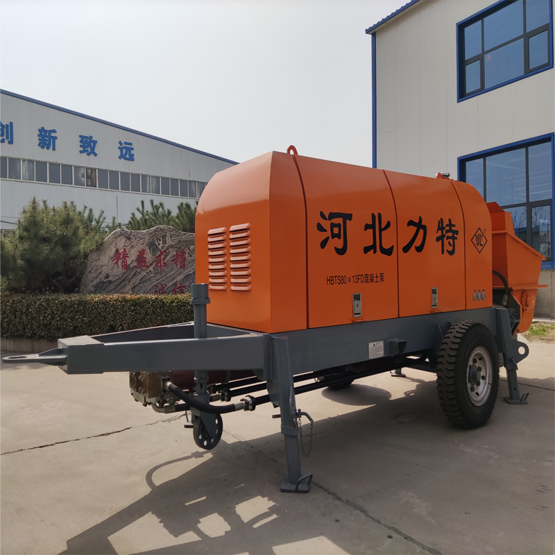 Mini Concrete Pump Diesel Portable Semi-Automatic Concrete Pump Construction Equipment