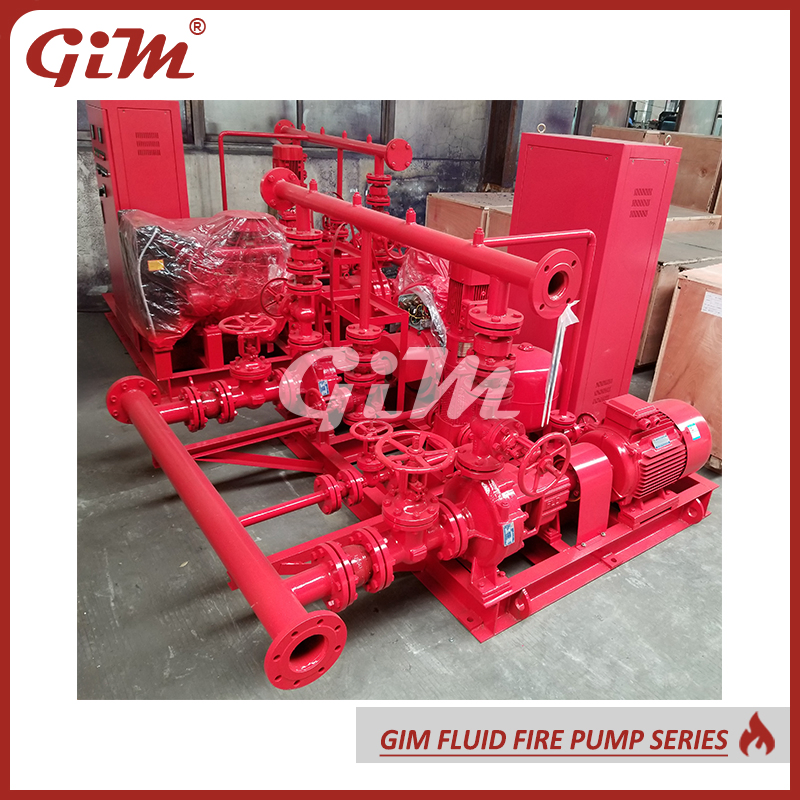 Fire Pump System Diesel Engine Drive Fire Fighting Pump Set