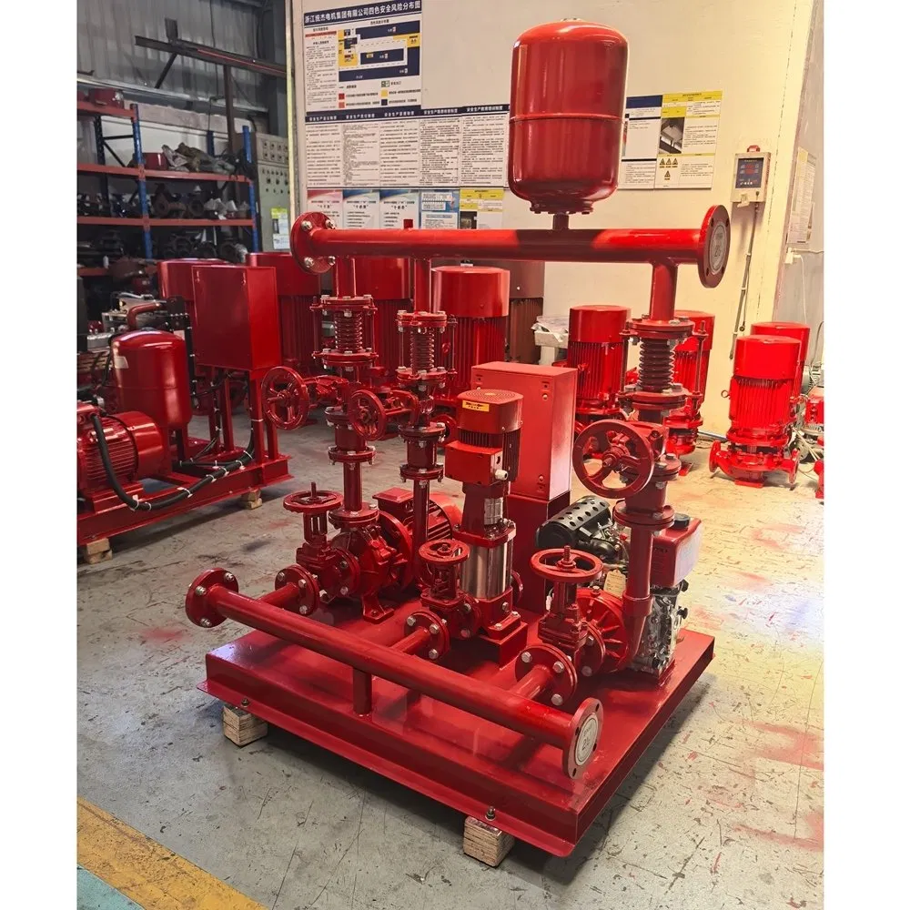 Efficient Cooling System Edj 200/9-40-38-4 Fire Fighting Diesel Power Water Pump Set