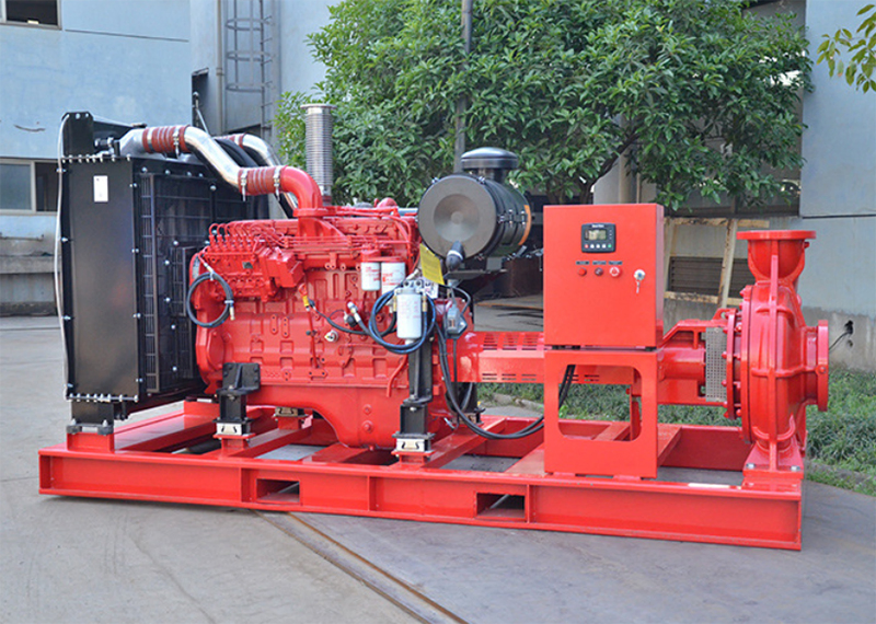 Diesel Engine Control Cabinet Integrated Emergency Fire Pump Flood Control and Drought Relief Pumping Large Flow Pump Set