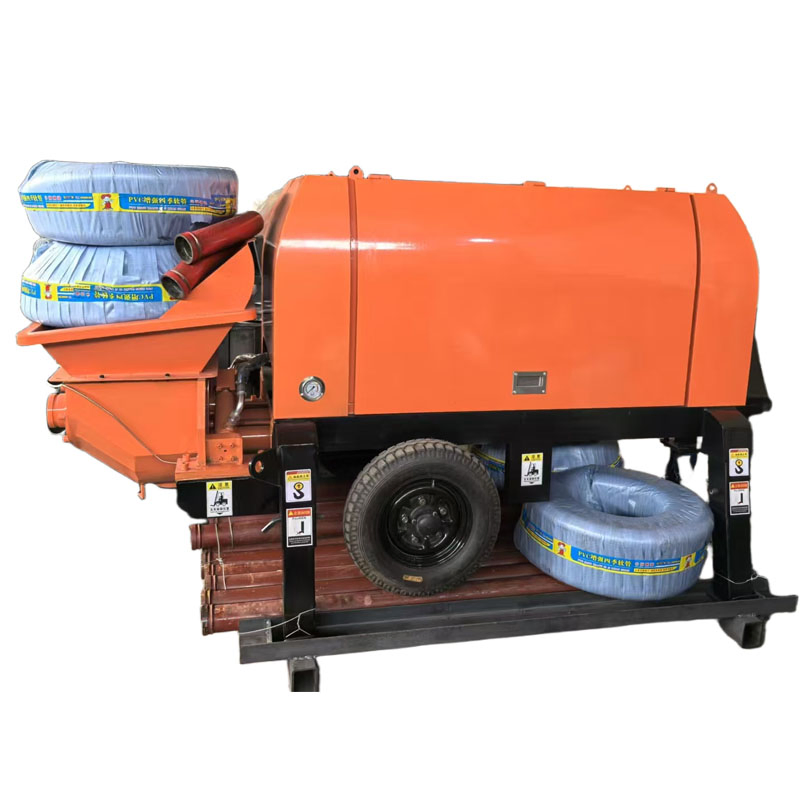 Portable Mobile Diesel Electric Trailer Mounted Mini Concrete Transfer Pump for Construction Projects