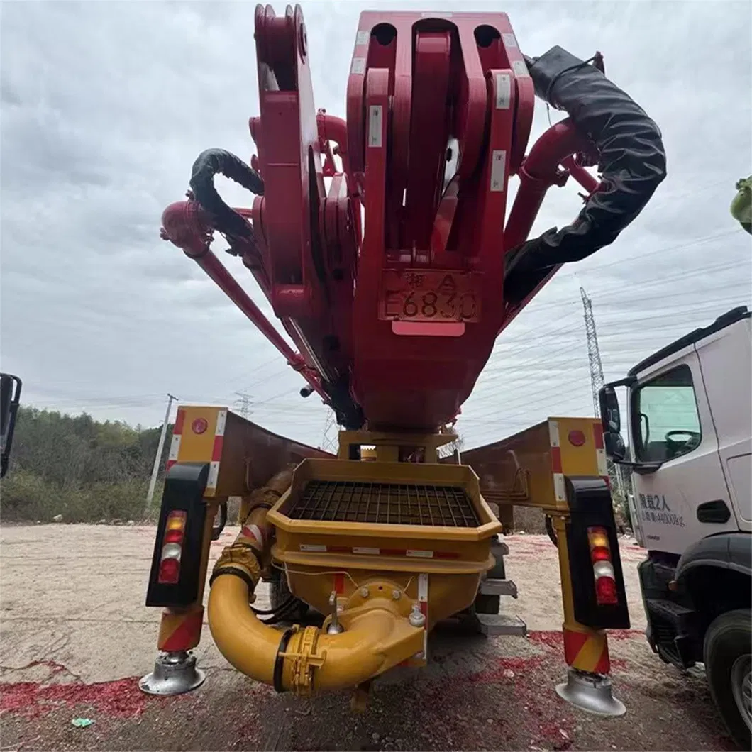 Sany Used Second Hand Small Mobile Truck Pipe Parts 65m 70m Boom Primer Price Concrete Pump for Sale