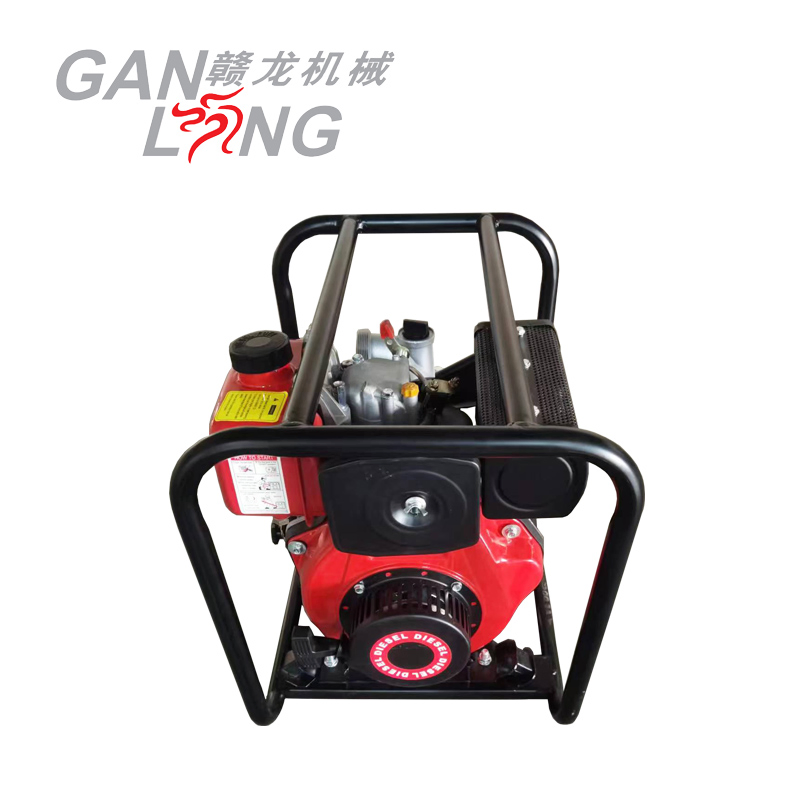 4 Inch 6 Inch 5HP Portable Diesel Engine Water Pump Set, 10 HP Farm Agricultural Irrigation Movable Water Pump