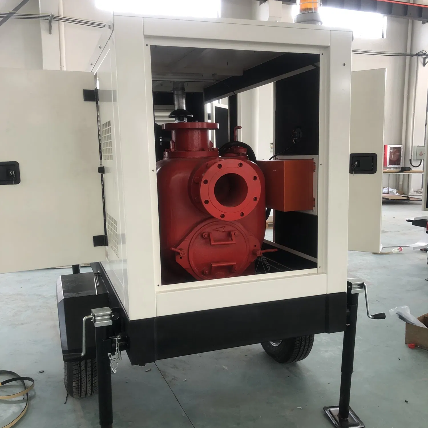 8 Inch 600 M³ /H Four-Wheel Mobile Trailer Emergency Flood Control Industry Irrigation Diesel Engine Self-Priming Sewage Centrifugal Pump