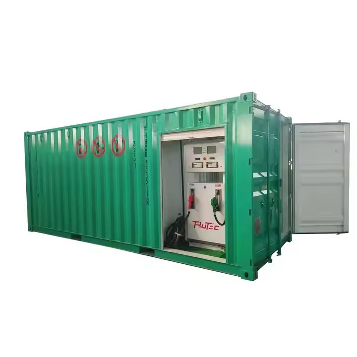 Skid Series 8000L 10000L 40000L Portable Gas Station Heavy Duty Gas Station Fuel Pump Container Gas Station