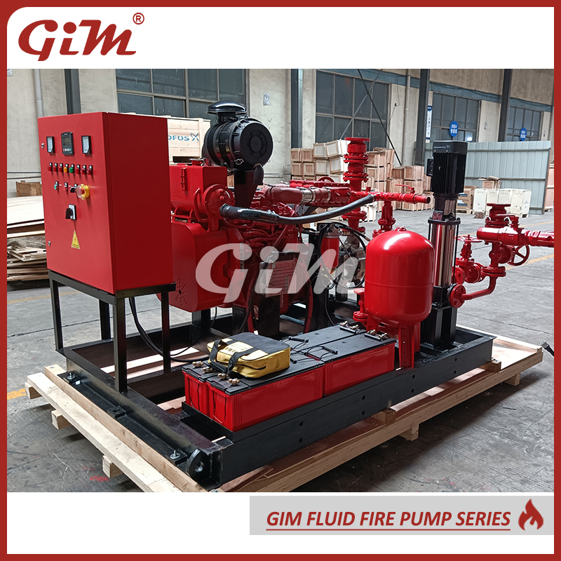 Fire Pump System Diesel Engine Drive Fire Fighting Pump Set