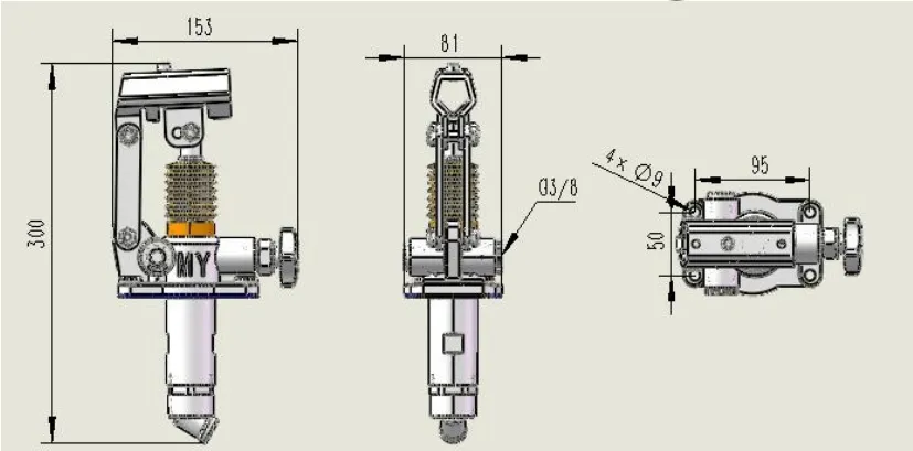 MYPMD-12L Hand Pump Construction Machinery Emergency Maintenance