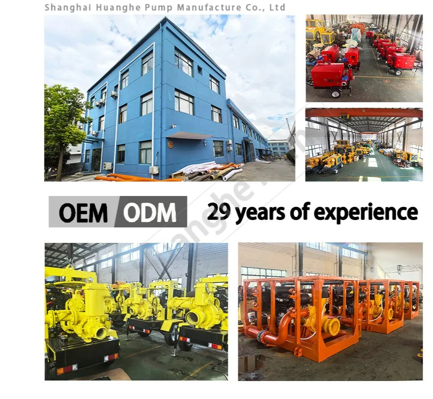 Fixed Emergency Flood Prevention Diesel Engine Self Suction Dewatering Pump