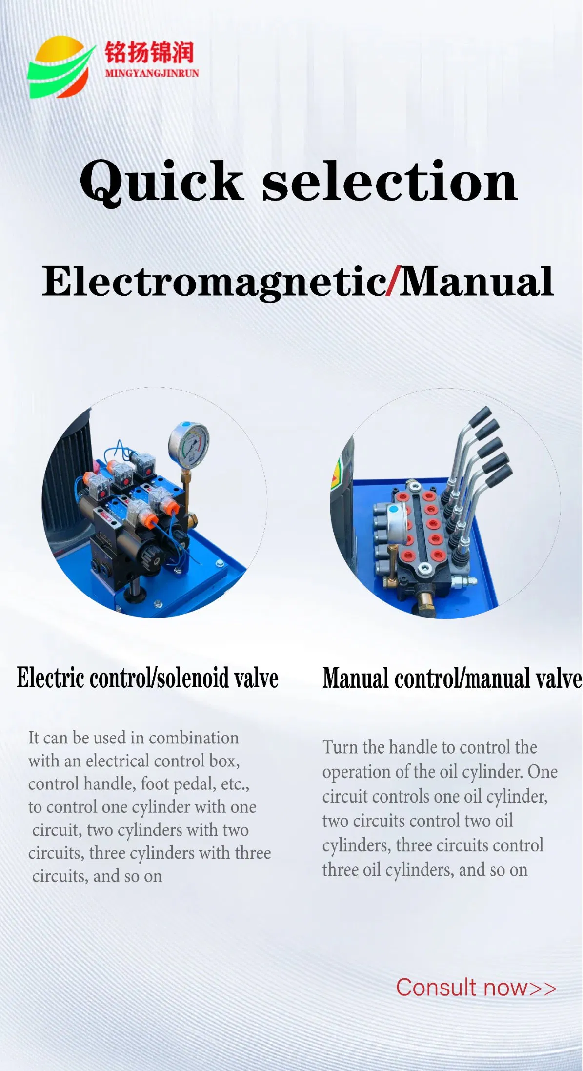 Custom Auto Manual Valve Mobile Hydraulic Station Oil Power Pump Hydraulic