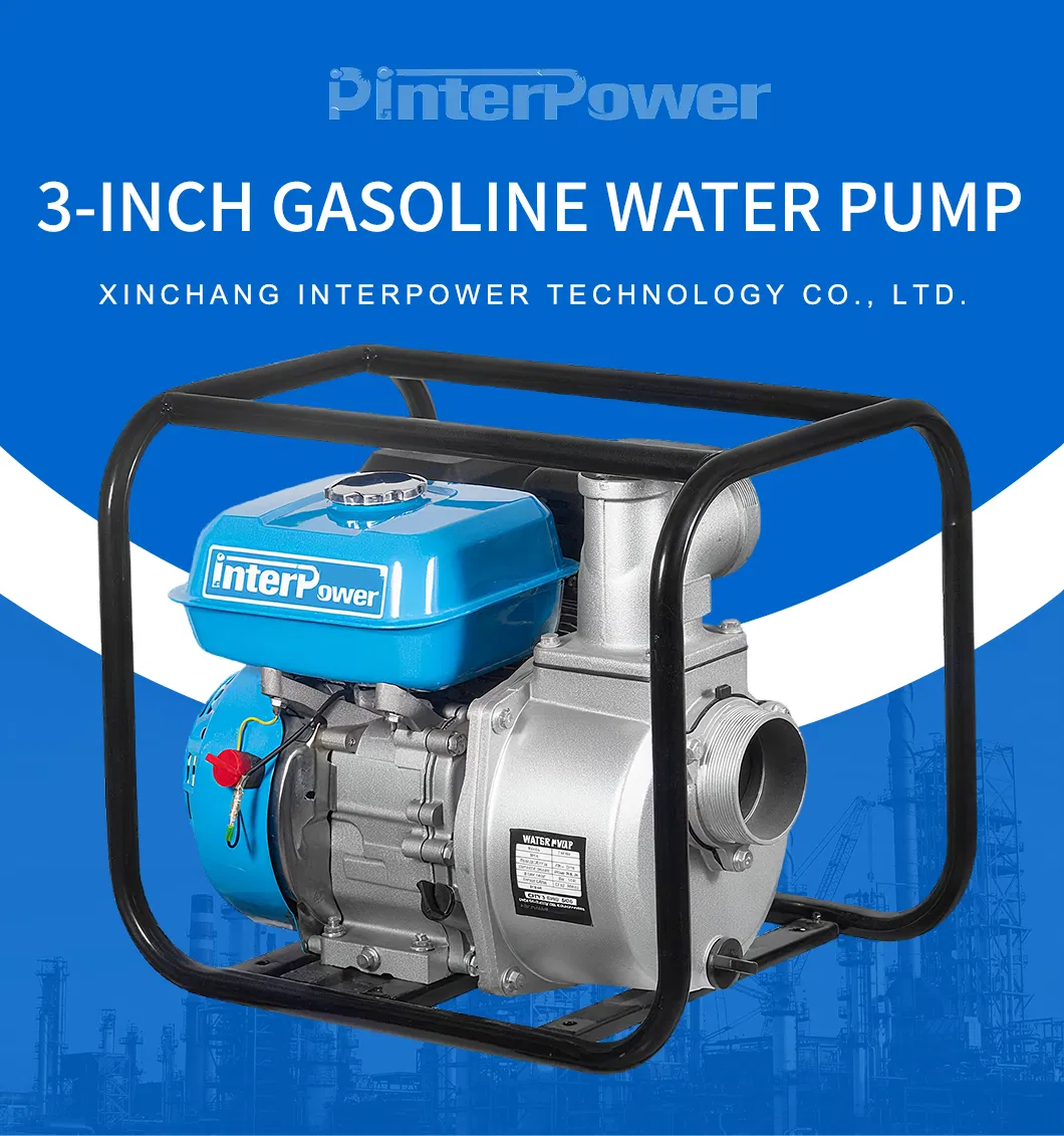 New Premium High-Power Compact Portable Gasoline Water Pump for Agricultural Irrigation