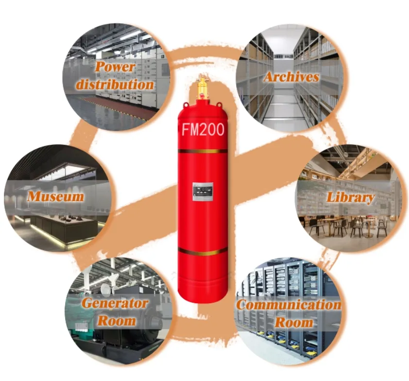 Pre-Engineered FM200 Fire Fighting Equipment Installation