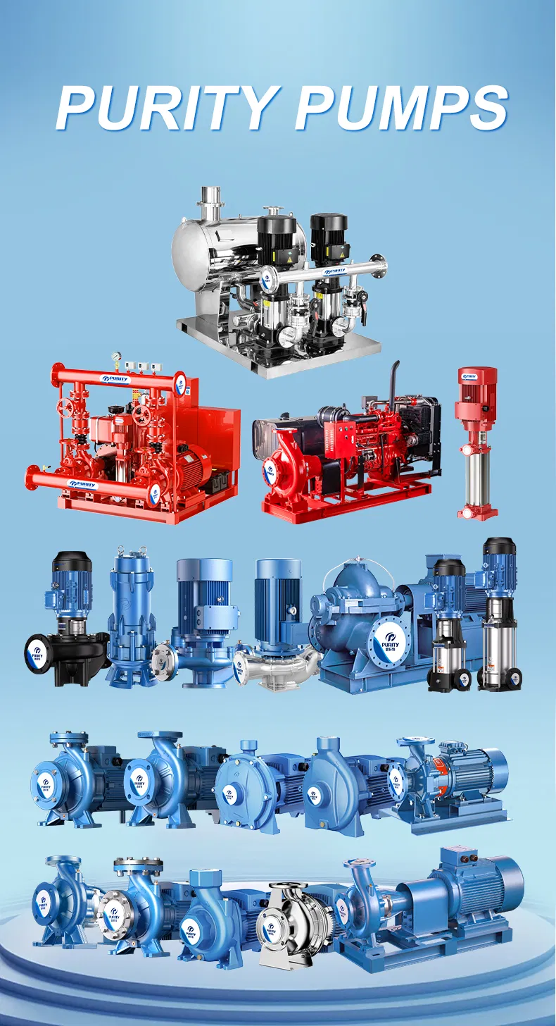 Edj 250gpm 1000gpm Electric and Diesel Driven Fire Fighting Water Pump