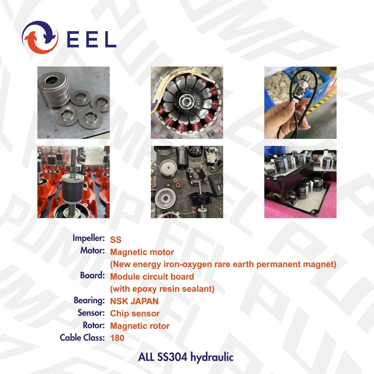 Eel Permanent Magenet Silent Booster Horizontal Pump Multistage Water Pump for High Rise Building