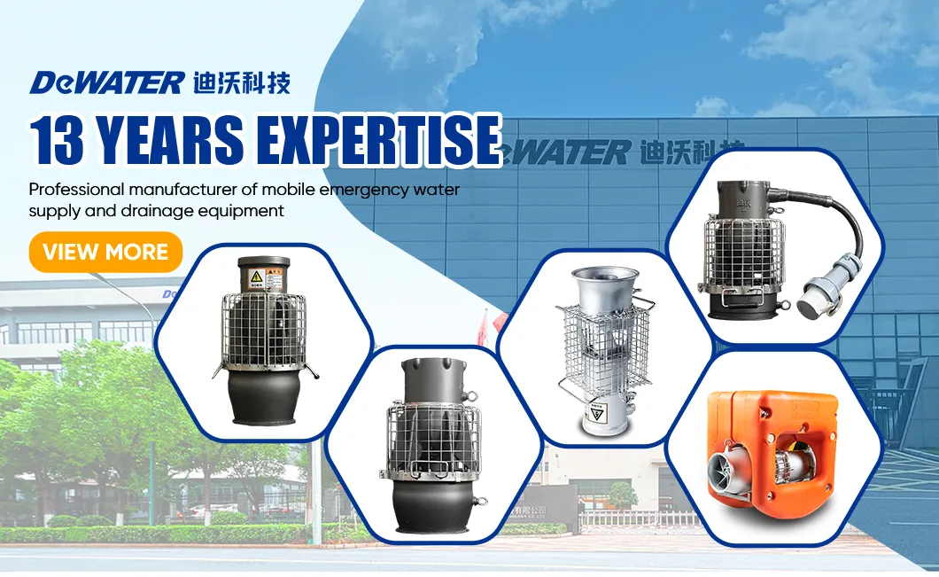 Portable Lightweight Housed Floating Electric High Flow Corrosion Resistant Durable Rescue Water Pump