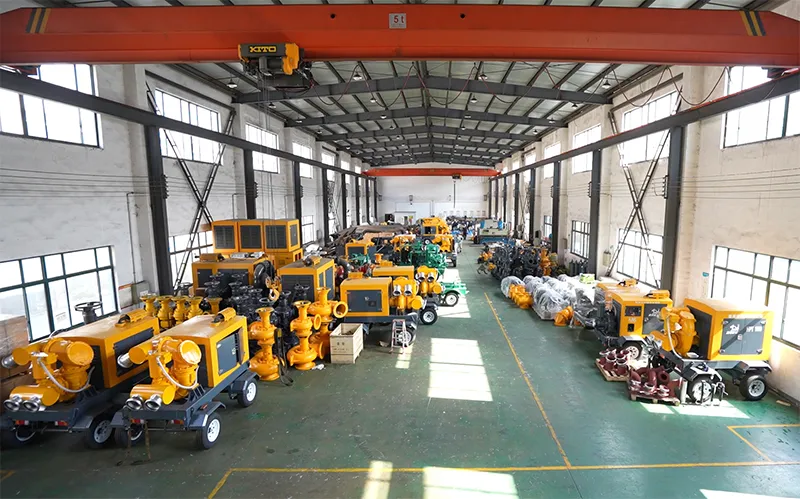 High Suction Flood Control Irrigation Mobile Trailer Diesel Engine Self-Priming Centrifugal Water Pump