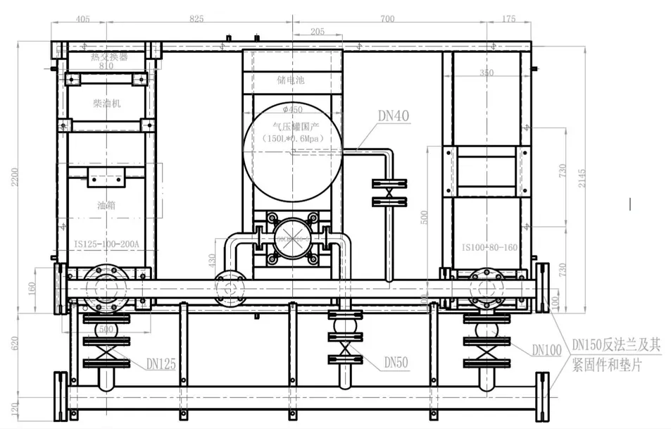500gpm 8bar Emergency High Pressure Diesel Engine Fire Pump, Fire Fighting Pump