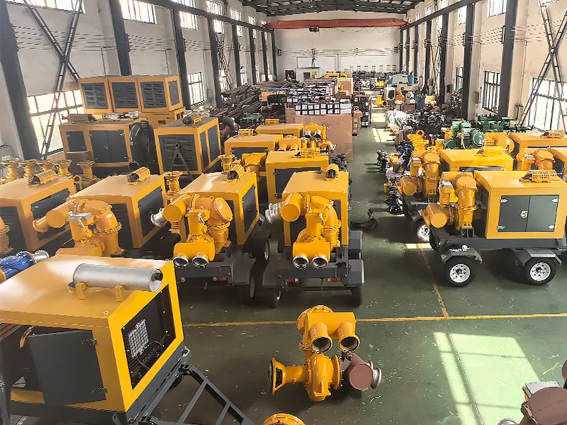 Fixed Emergency Flood Prevention Diesel Engine Self Suction Dewatering Pump