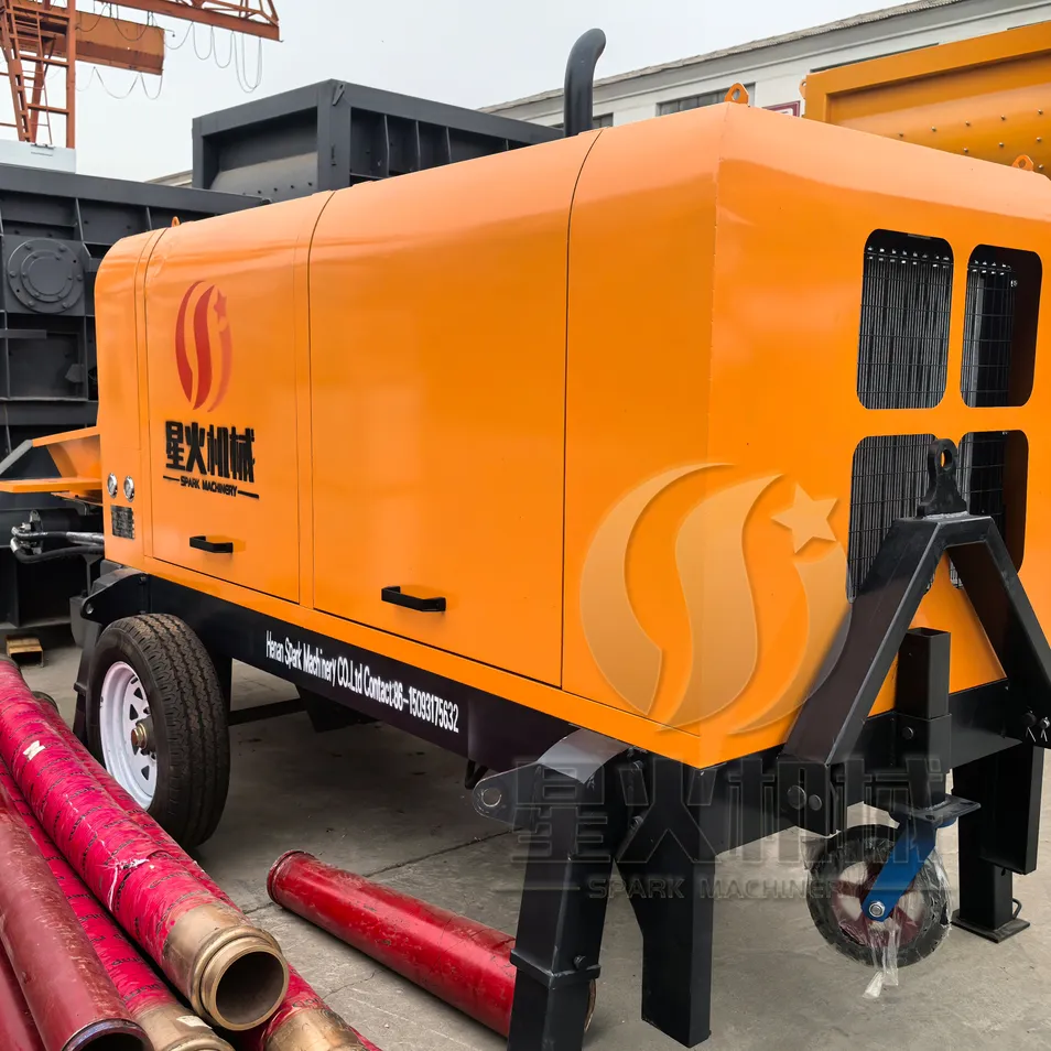 Mobile 22-20 Concrete Pump Excels in Remote Infrastructure Construction Projects