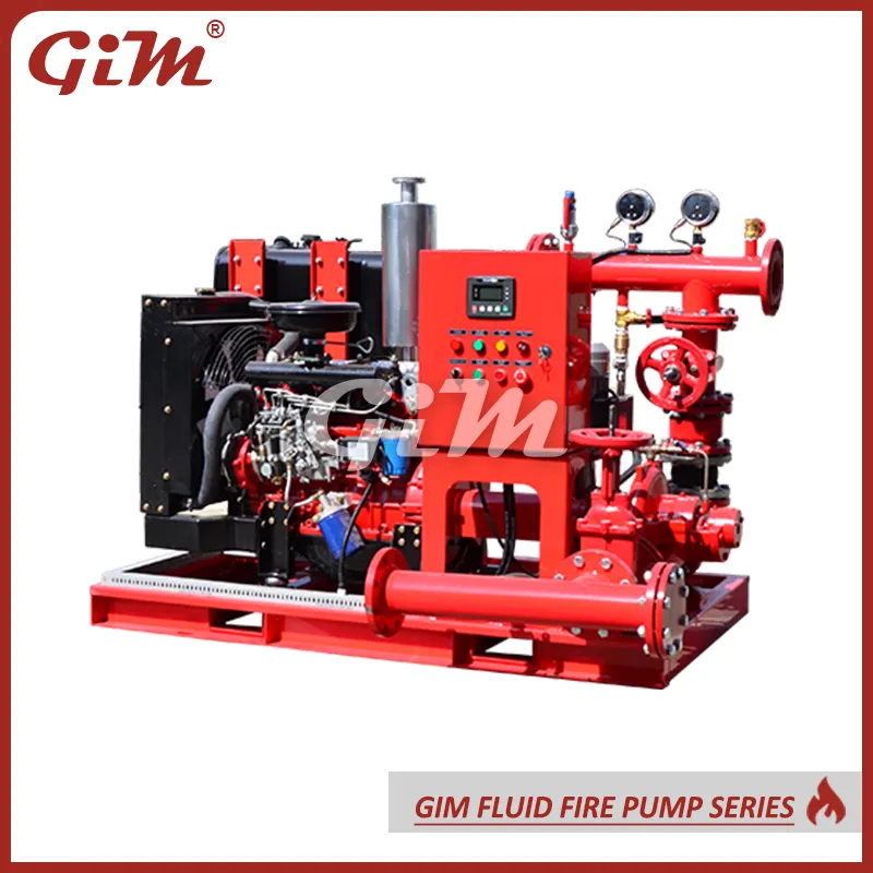 500gpm 8bar Emergency High Pressure Diesel Engine Fire Pump, Fire Fighting Pump