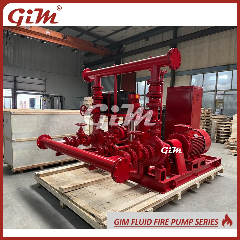 Fire Pump System Diesel Engine Drive Fire Fighting Pump Set