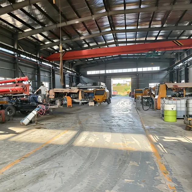 Used Sanny Diesel Trailer Conctrete Pump Hbt8018c-5 85m3/H Trailer Pump with Brand New Condition Small Concrete Pump Mini Concrete Pump Portable Concrete Pump