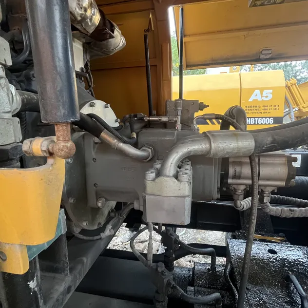 Used Sanny Diesel Trailer Conctrete Pump Hbt8018c-5 85m3/H Trailer Pump with Brand New Condition Small Concrete Pump Mini Concrete Pump Portable Concrete Pump