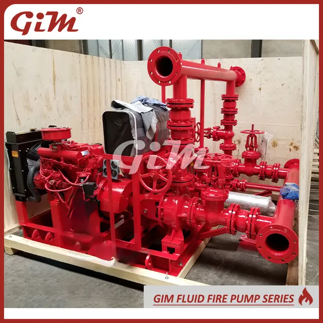 500gpm 8bar Emergency High Pressure Diesel Engine Fire Pump, Fire Fighting Pump
