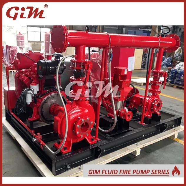 Fire Pump System Diesel Engine Drive Fire Fighting Pump Set