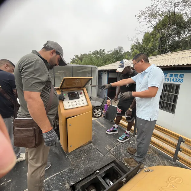 Used Sanny Diesel Trailer Conctrete Pump Hbt8018c-5 85m3/H Trailer Pump with Brand New Condition Small Concrete Pump Mini Concrete Pump Portable Concrete Pump