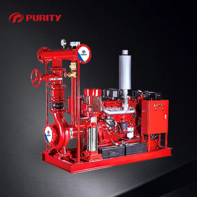 Edj 250gpm 1000gpm Electric and Diesel Driven Fire Fighting Water Pump