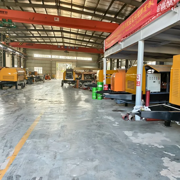 Used Sanny Diesel Trailer Conctrete Pump Hbt8018c-5 85m3/H Trailer Pump with Brand New Condition Small Concrete Pump Mini Concrete Pump Portable Concrete Pump