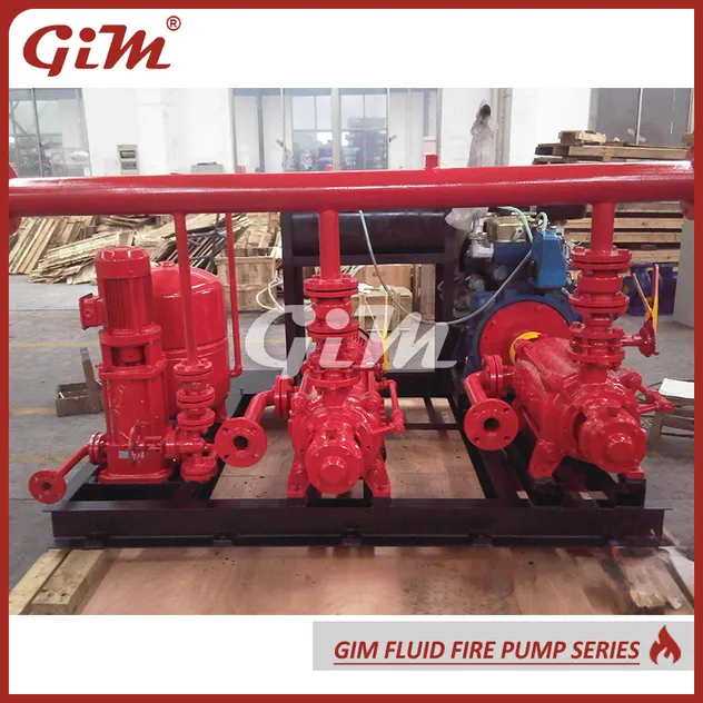 Fire Pump System Diesel Engine Drive Fire Fighting Pump Set