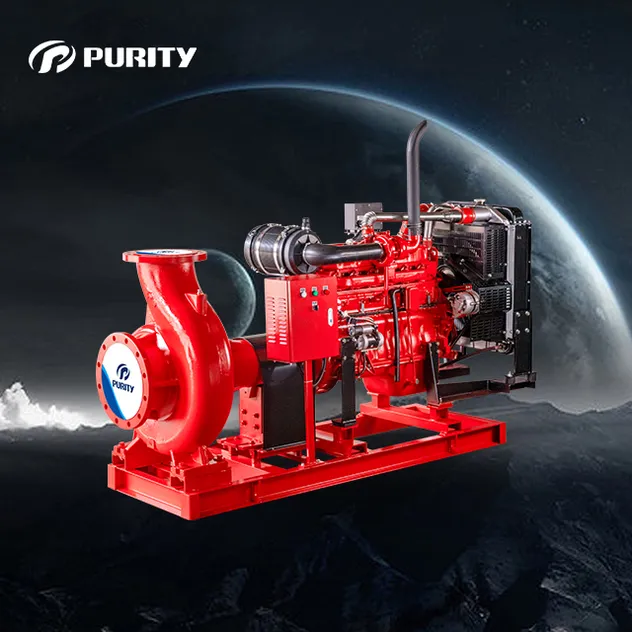 Edj 250gpm 1000gpm Electric and Diesel Driven Fire Fighting Water Pump