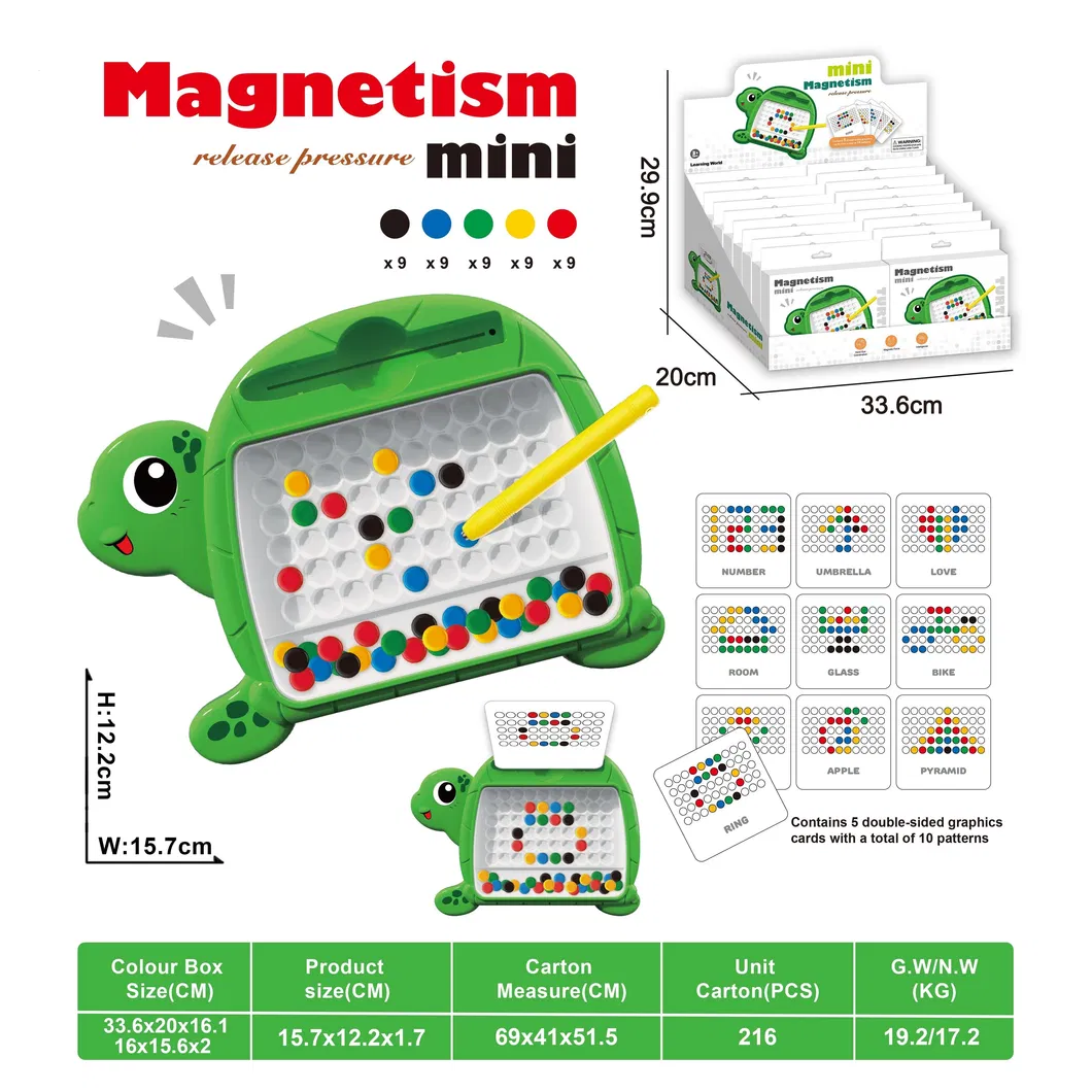 Magnetic Ball Drawing Board Features