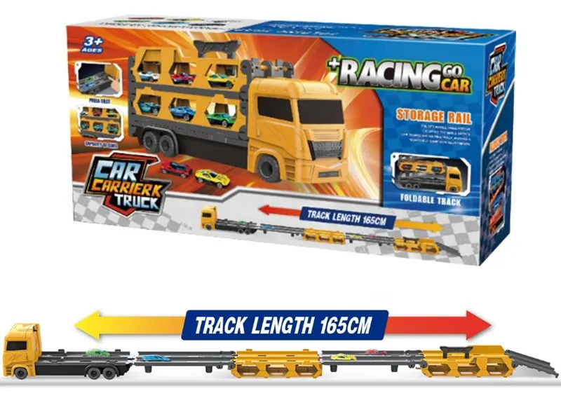 Container Truck Side View