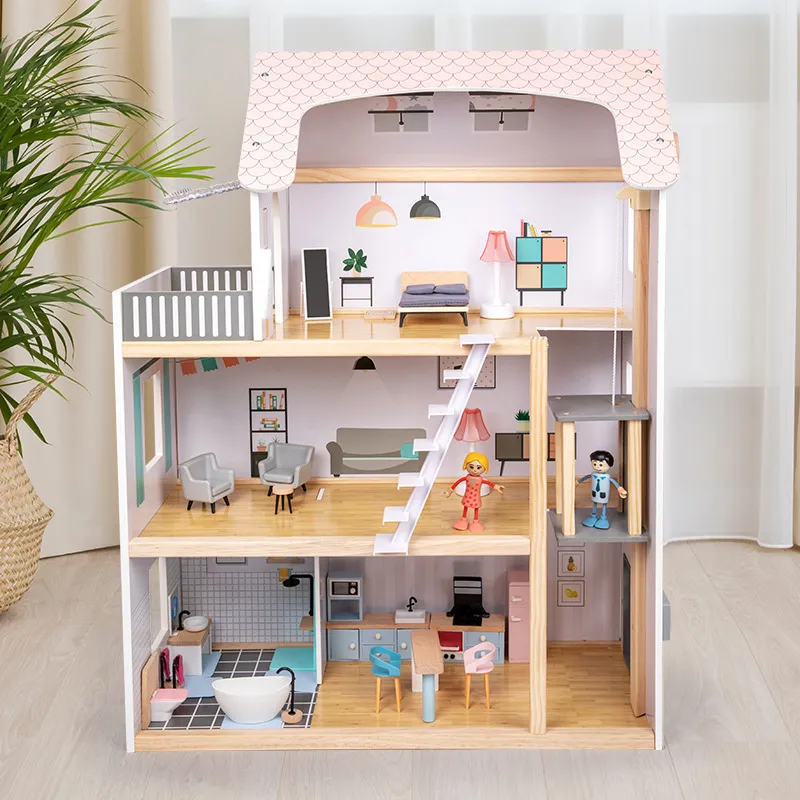 Wooden Doll House Structure
