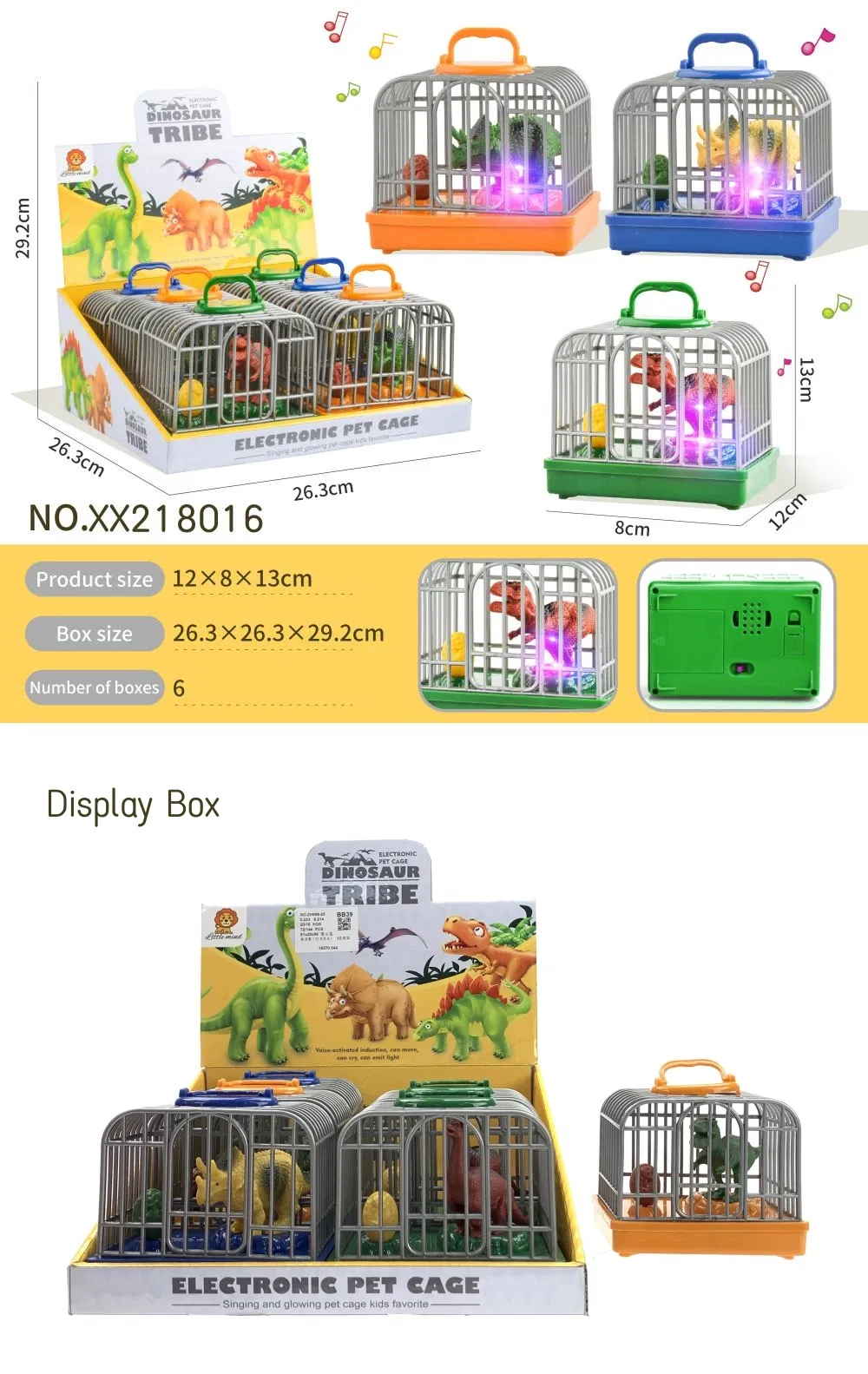 Interactive Toy Cage