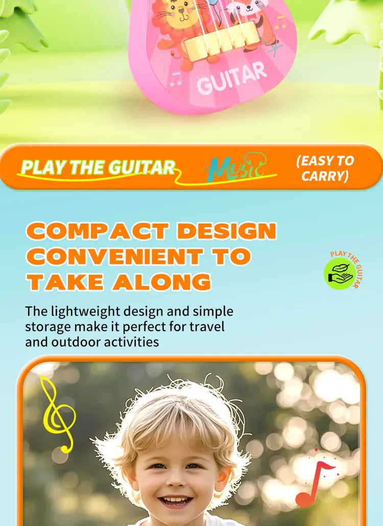 Cartoon Guitar Toy 6