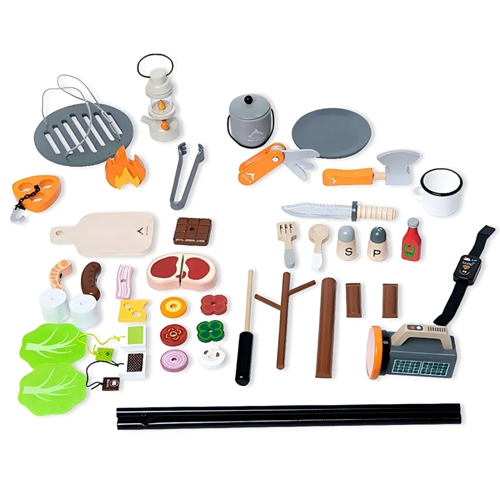 Simulation Wooden BBQ Camping Game