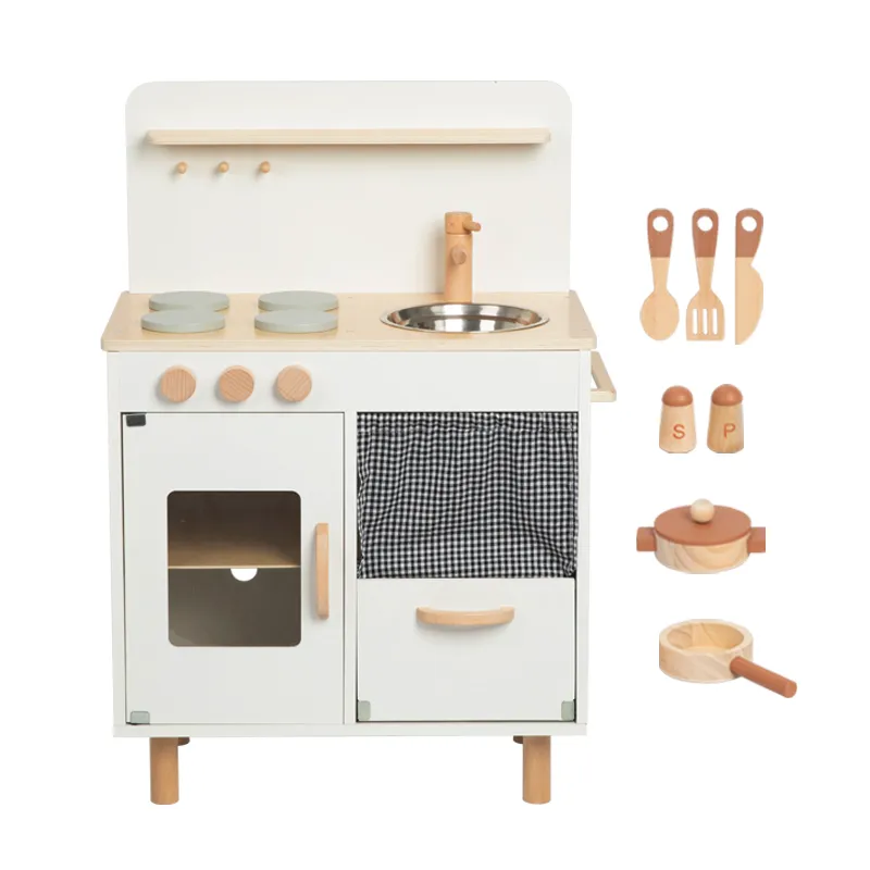 Wooden Play Kitchen Feature 2