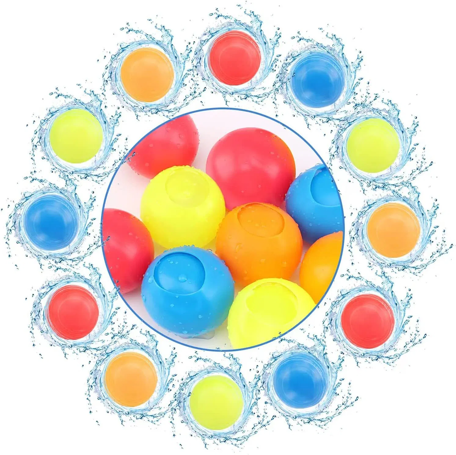 Kids Summer Outdoor Indoor Fight Toy Silicone Water Polo Silicone Beach Toy Water Ball