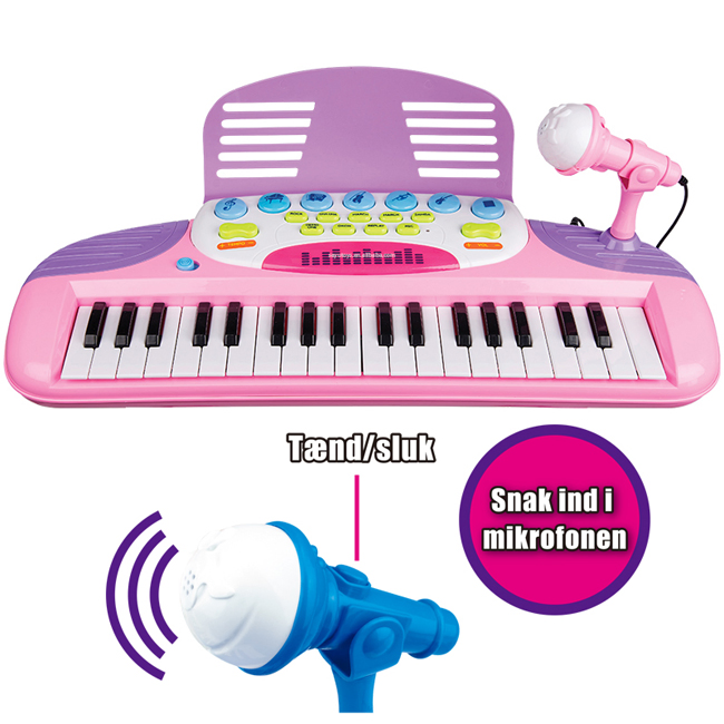 Children 37-Key Multifunctional Piano Toys Microphone Electronic Organ Educational Musical Instrument Toys with Chair MP3 Line Musical Instruments Toy