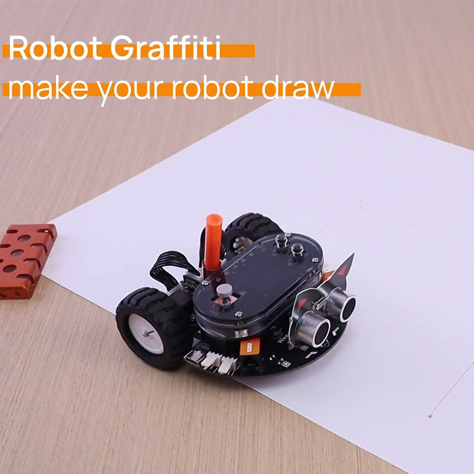 Weeecore Bot Alot Programming Robot Al Voice Coding Lot Drawing Robot for K12 Micropython Stem Toy